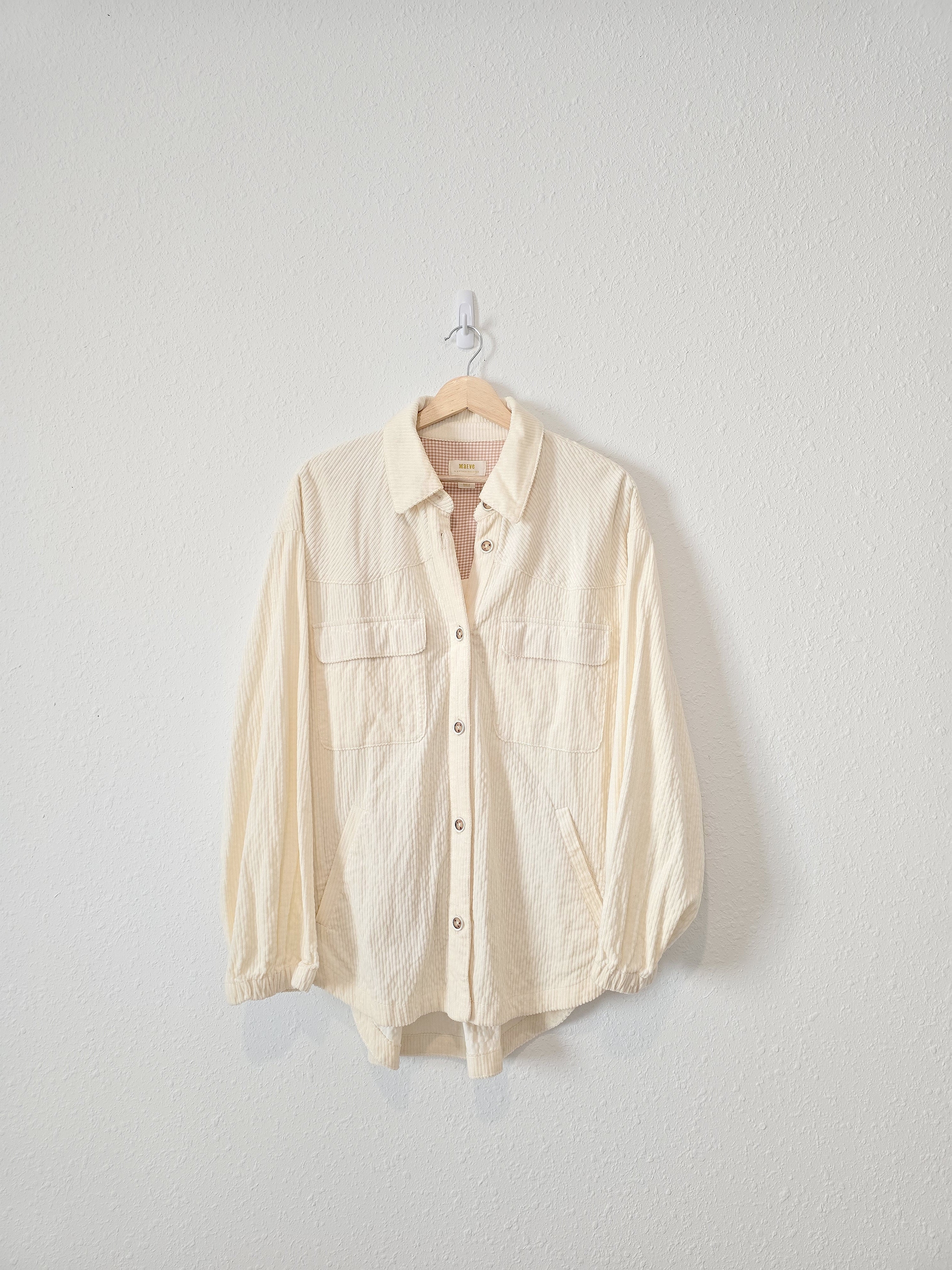 Anthropologie Corduroy Shirt Jacket (M)