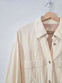 Anthropologie Corduroy Shirt Jacket (M)
