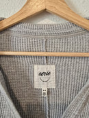 Aerie Gray Waffle Pullover (M)