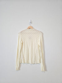 NEW Free People Floral Lace Top (M)