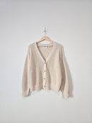 Oat Cotton Linen Sweater (L)