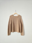 Quince Camel Crewneck Sweater (XL)