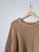Quince Camel Crewneck Sweater (XL)