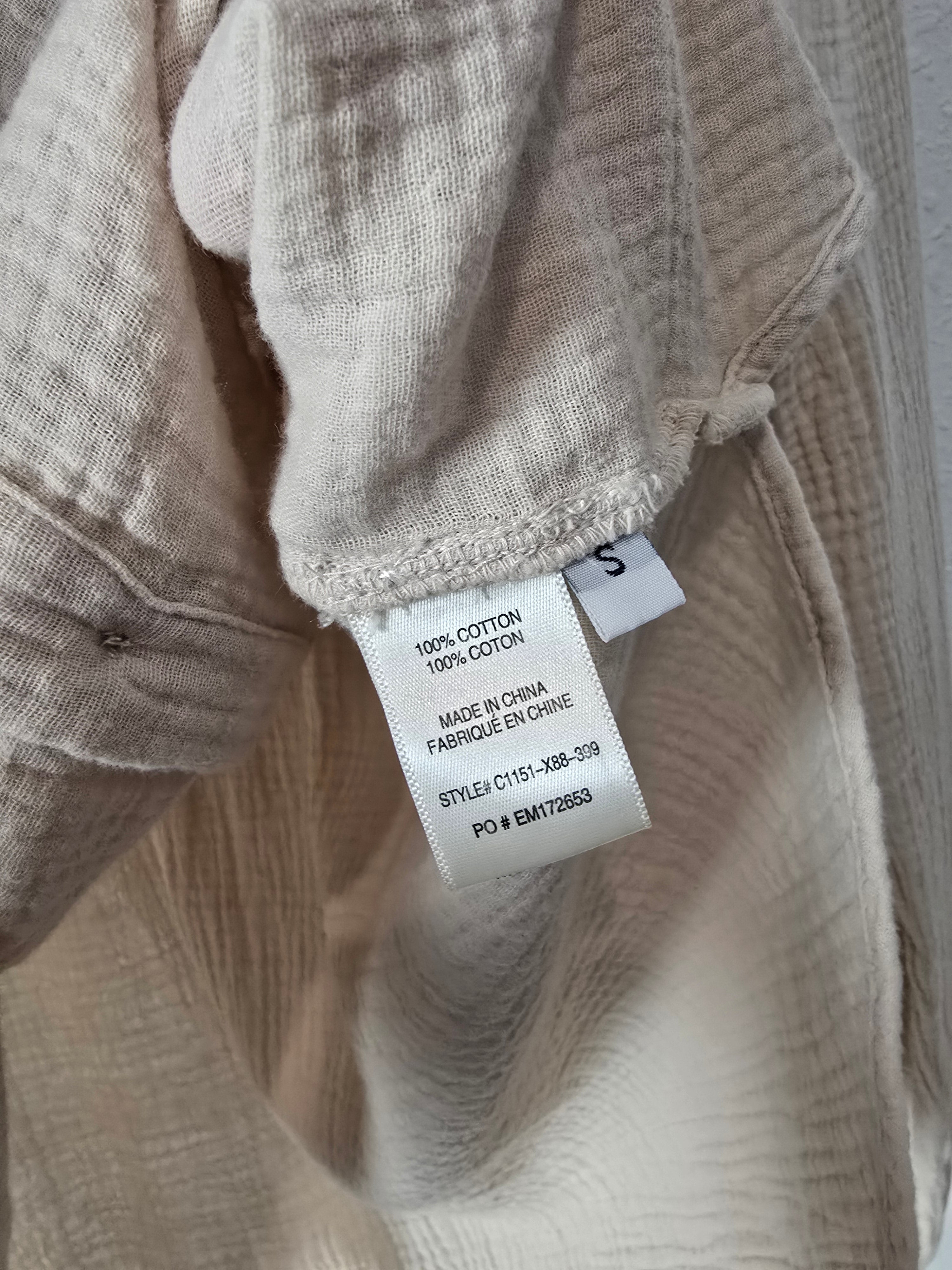 Anthropologie Gauze Button Up (S)