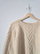 Vintage Chunky Wool Sweater (S)