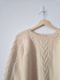 Vintage Chunky Wool Sweater (S)