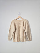 Vintage Chunky Wool Sweater (S)