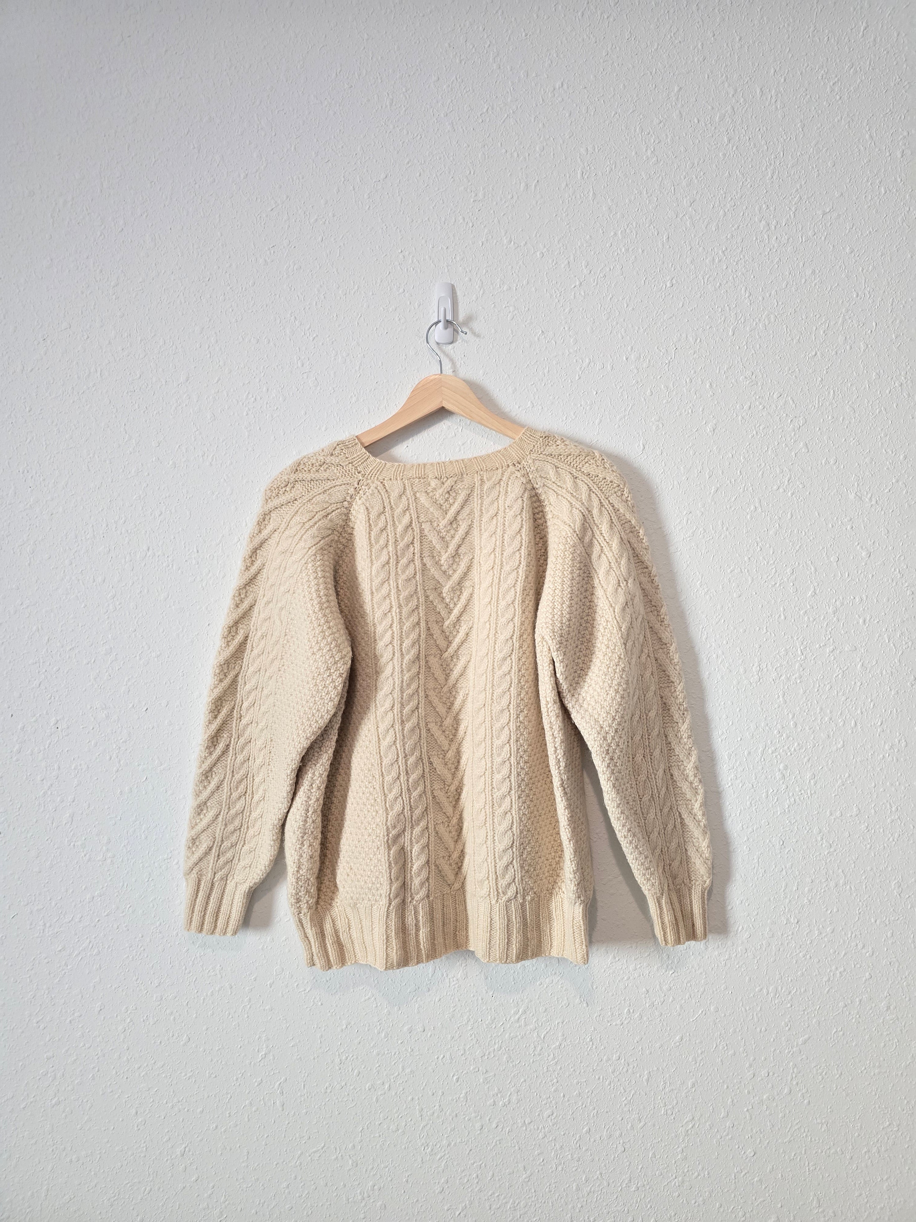 Vintage Chunky Wool Sweater (S)