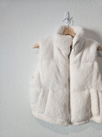 NEW Sherpa Puffer Vest (L)