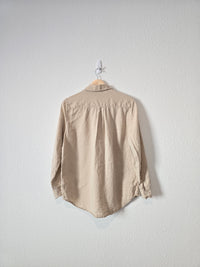 Quince Linen Button Up (S)