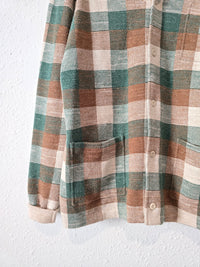 J.Crew Plaid Cotton Button Up (L)