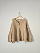 Mod Ref Waffle Henley Sweater (M)