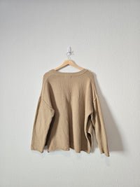 Mod Ref Waffle Henley Sweater (M)