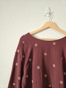 Madewell Floral Embroidered Top (1X)