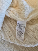 Cream Cable Knit Sweater (XL)