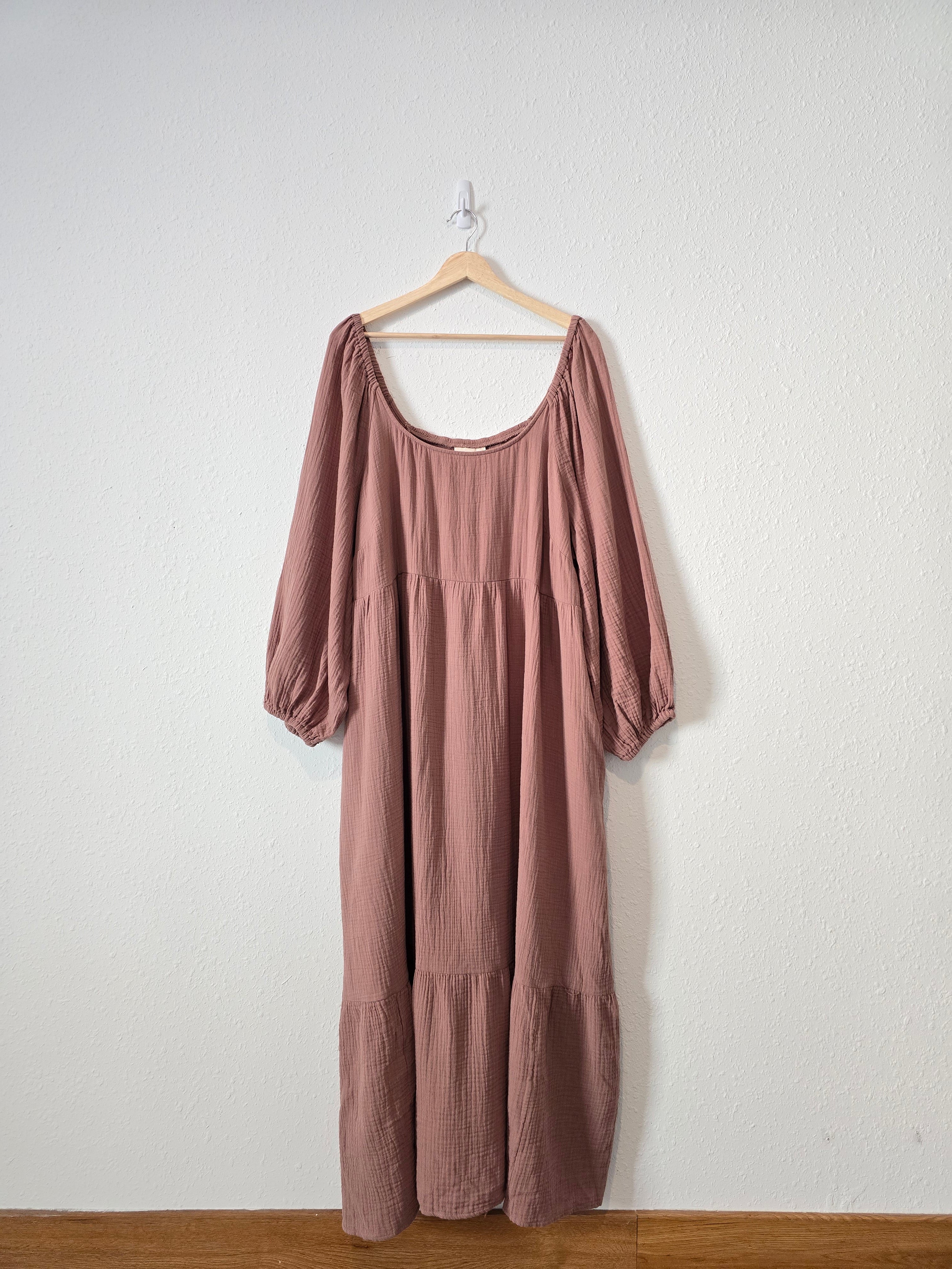 NEW Cotton Gauze Maxi Dress (2X)