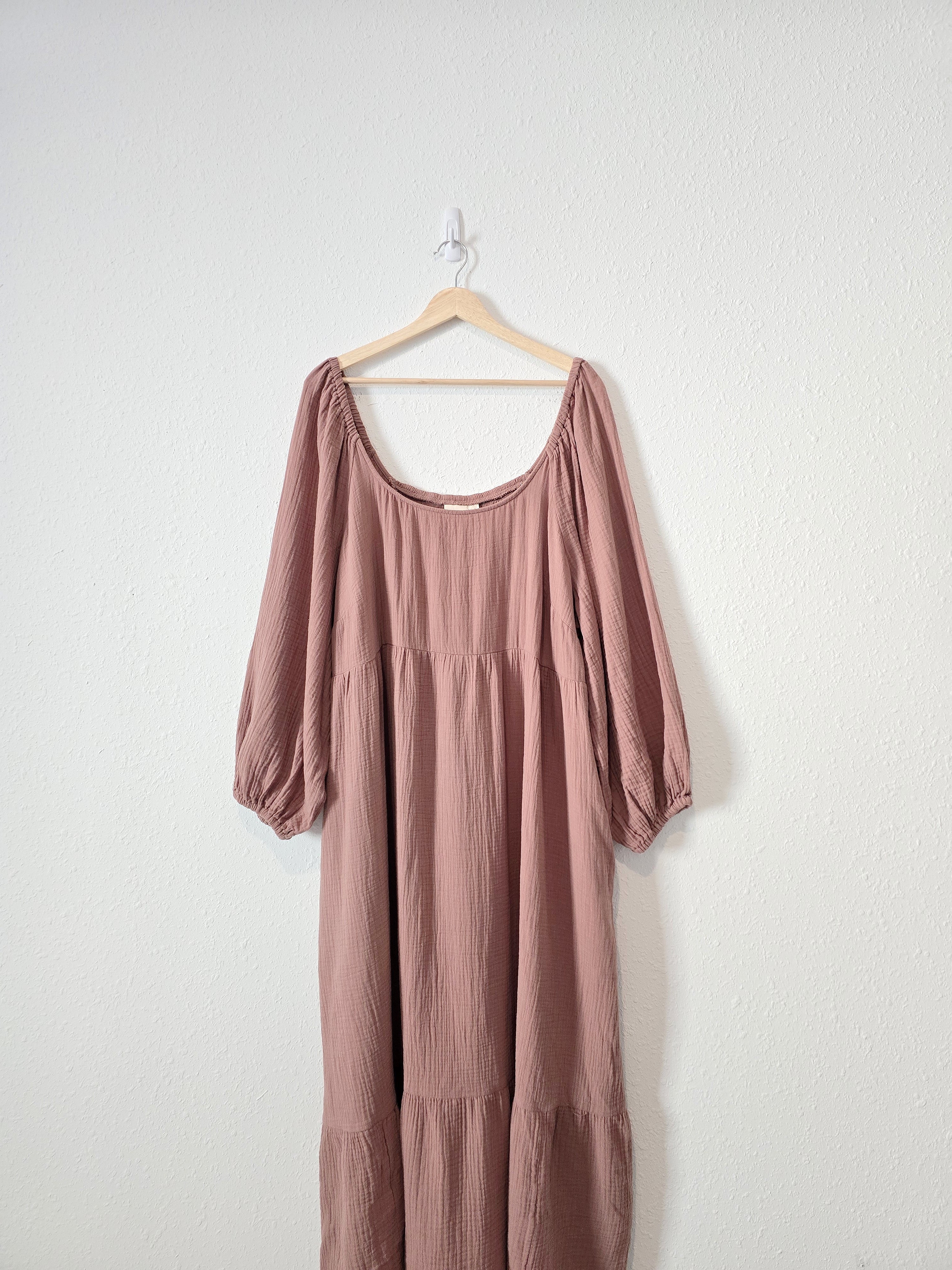 NEW Cotton Gauze Maxi Dress (2X)