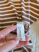 Hayden Brown Striped Tee (M)