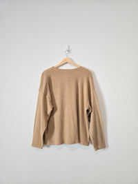 Madewell Cozy Henley Top (L)