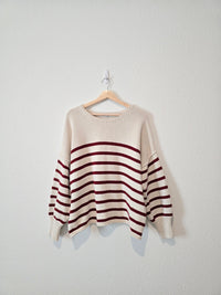 Madewell Cotton Striped Sweater (L)