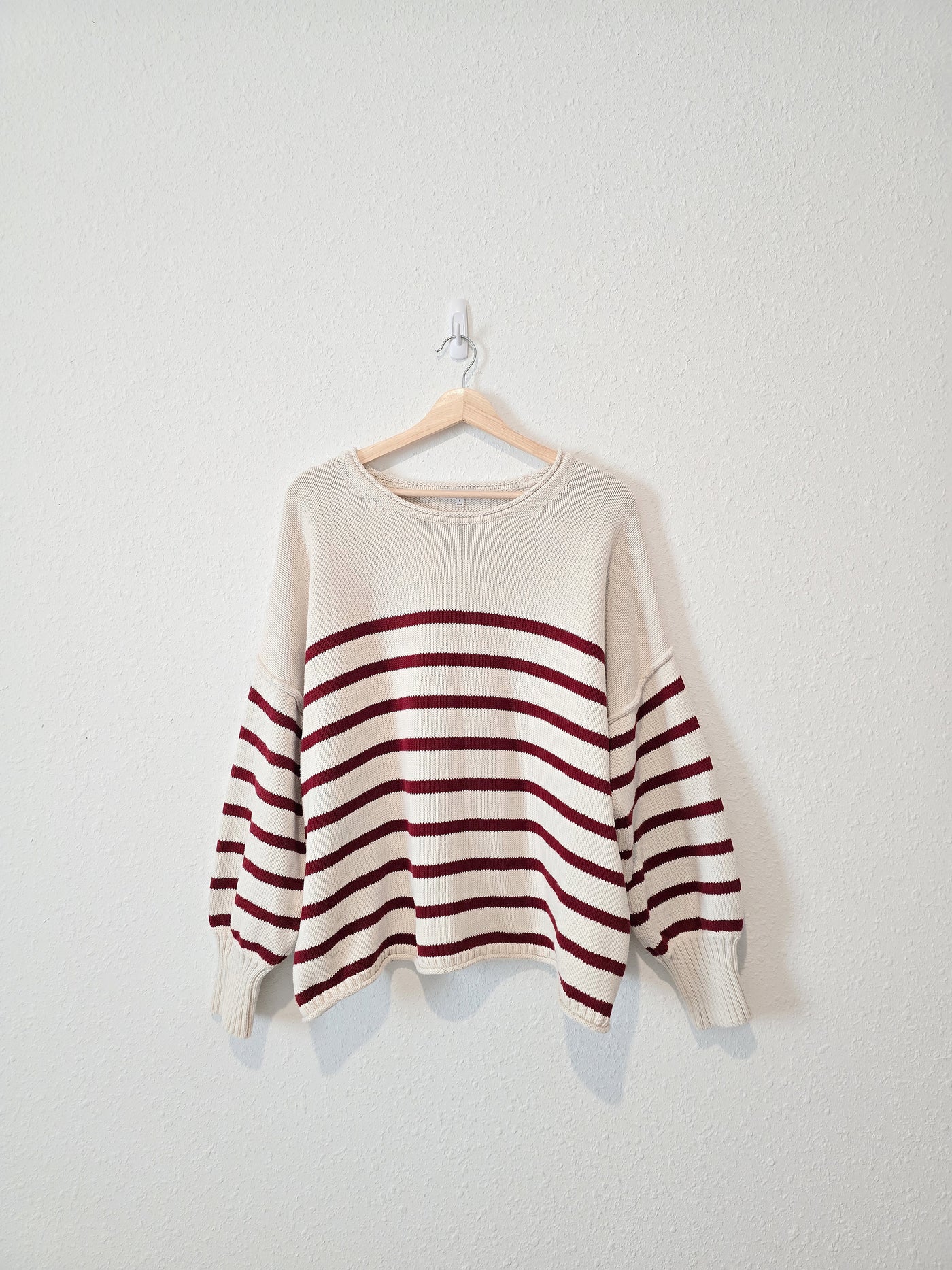 Madewell Cotton Striped Sweater (L)