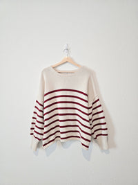 Madewell Cotton Striped Sweater (L)