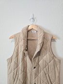 Quilted Snap Button Vest (S)