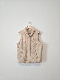 Quilted Snap Button Vest (S)