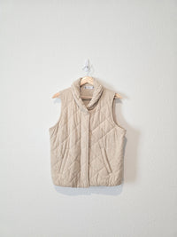 Quilted Snap Button Vest (S)