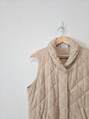 Quilted Snap Button Vest (S)