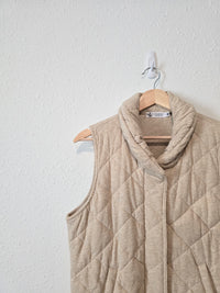 Quilted Snap Button Vest (S)