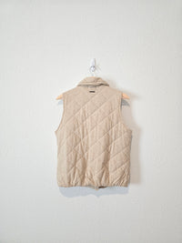 Quilted Snap Button Vest (S)