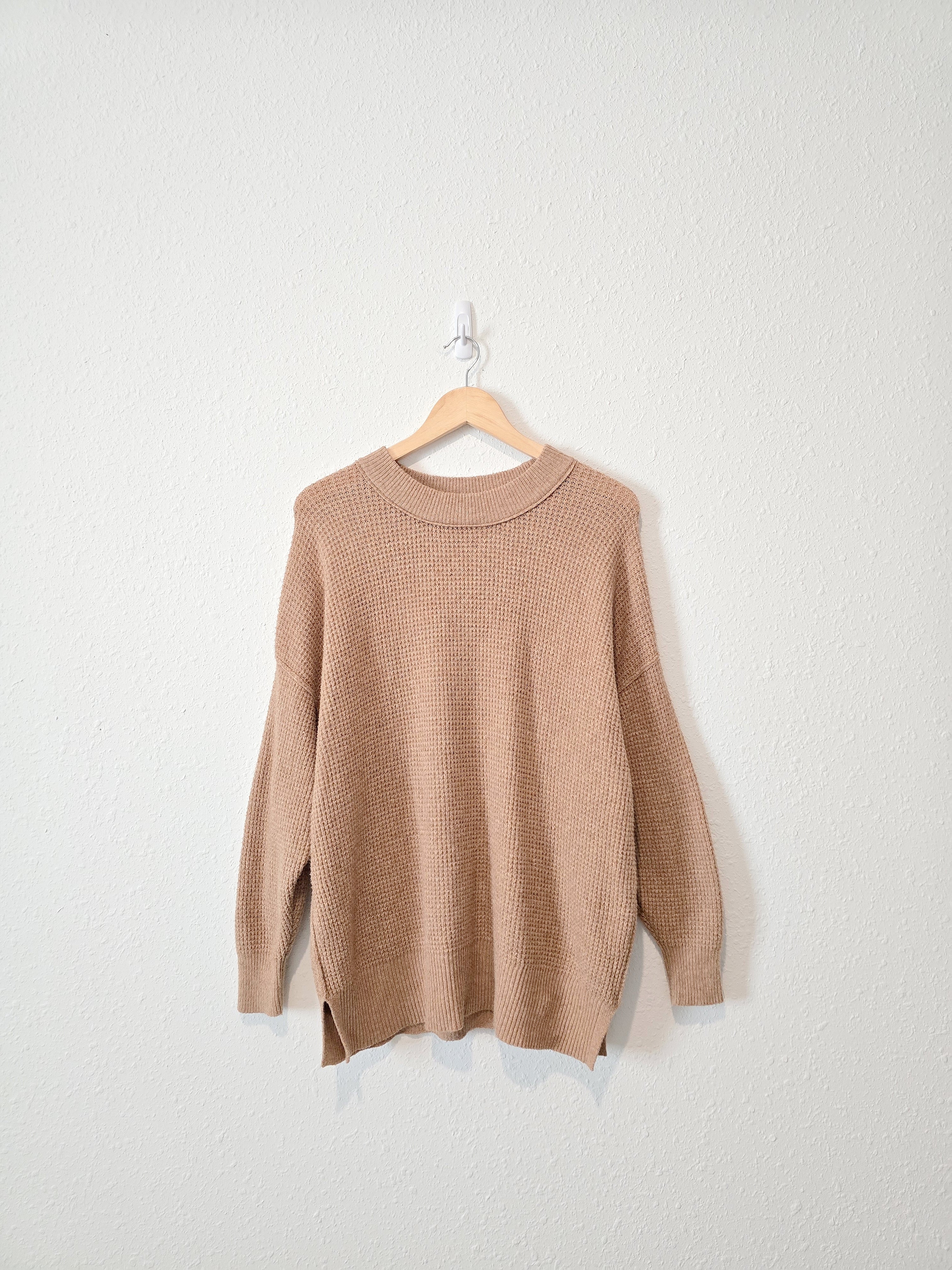 Aerie Oversized Waffle Sweater (XS)