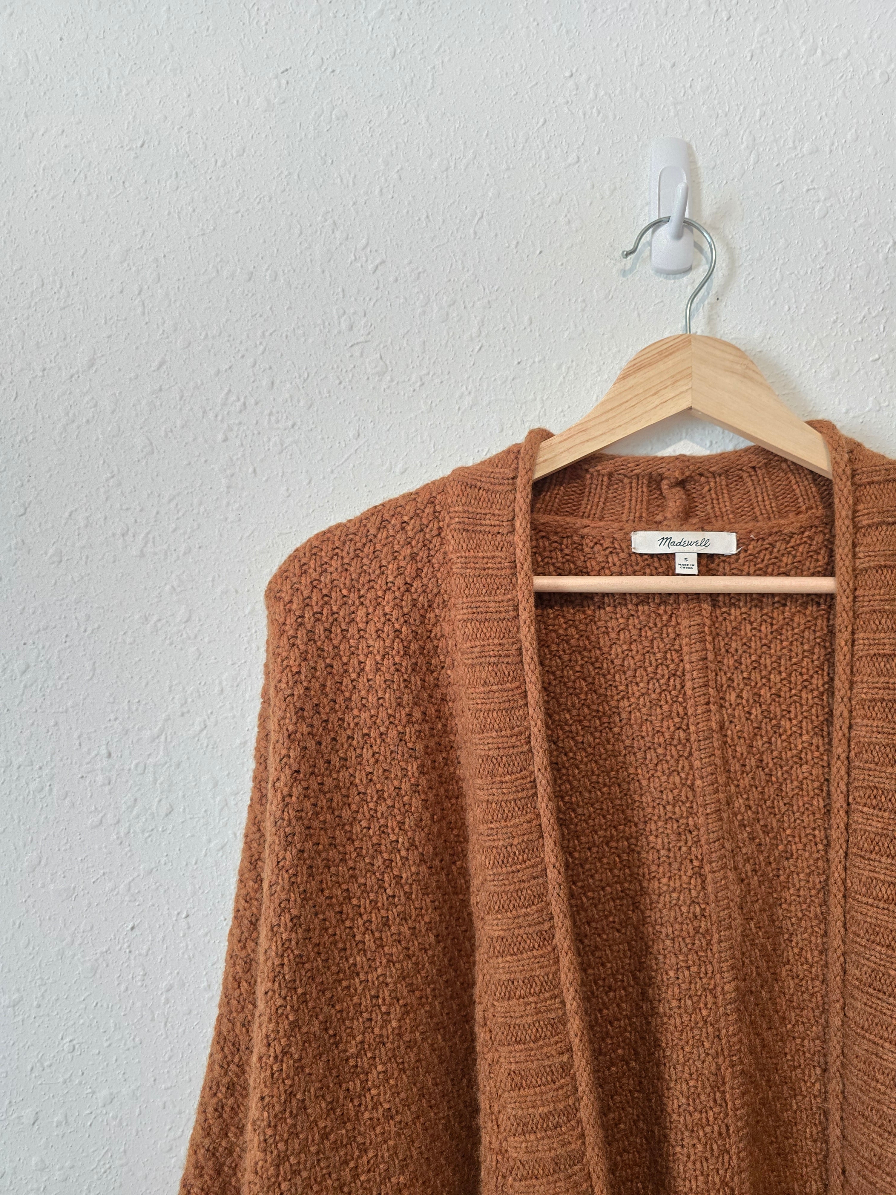 Madewell Burnt Orange Cardigan (S)