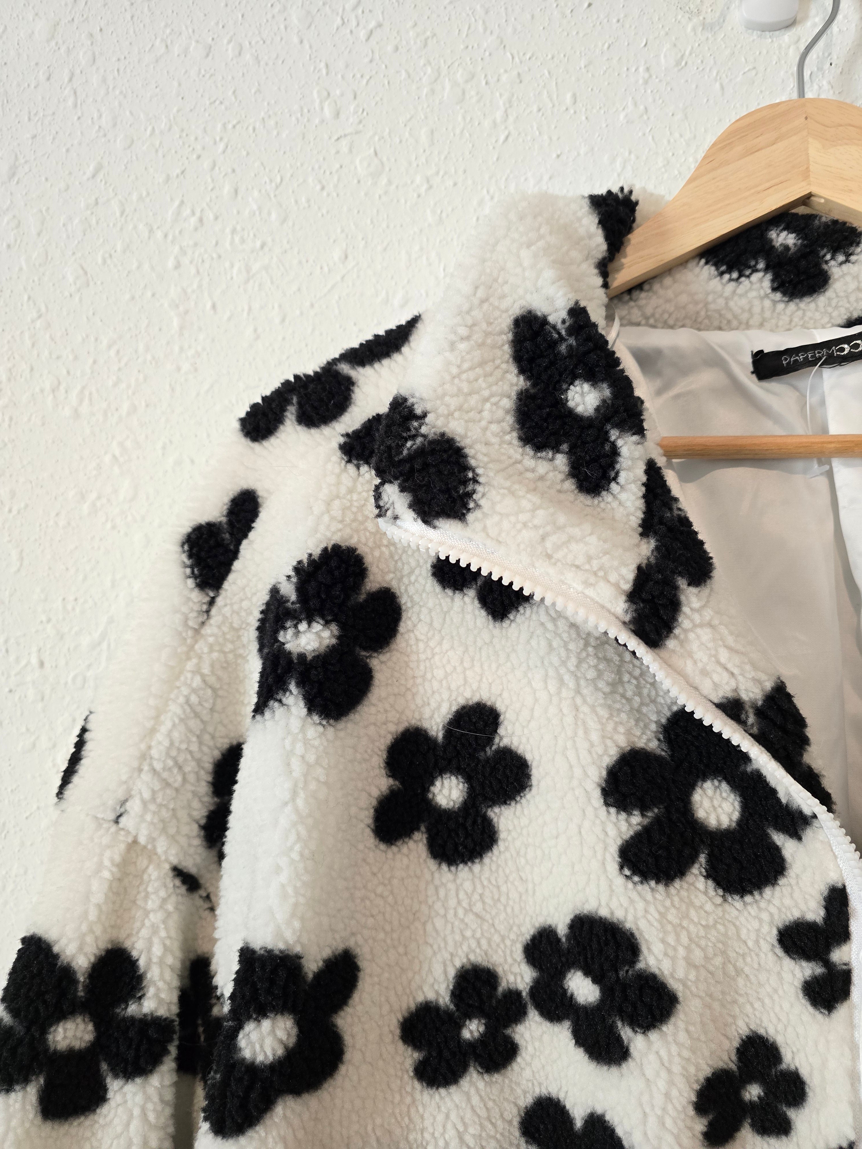 Papermoon Floral Sherpa Jacket (S)