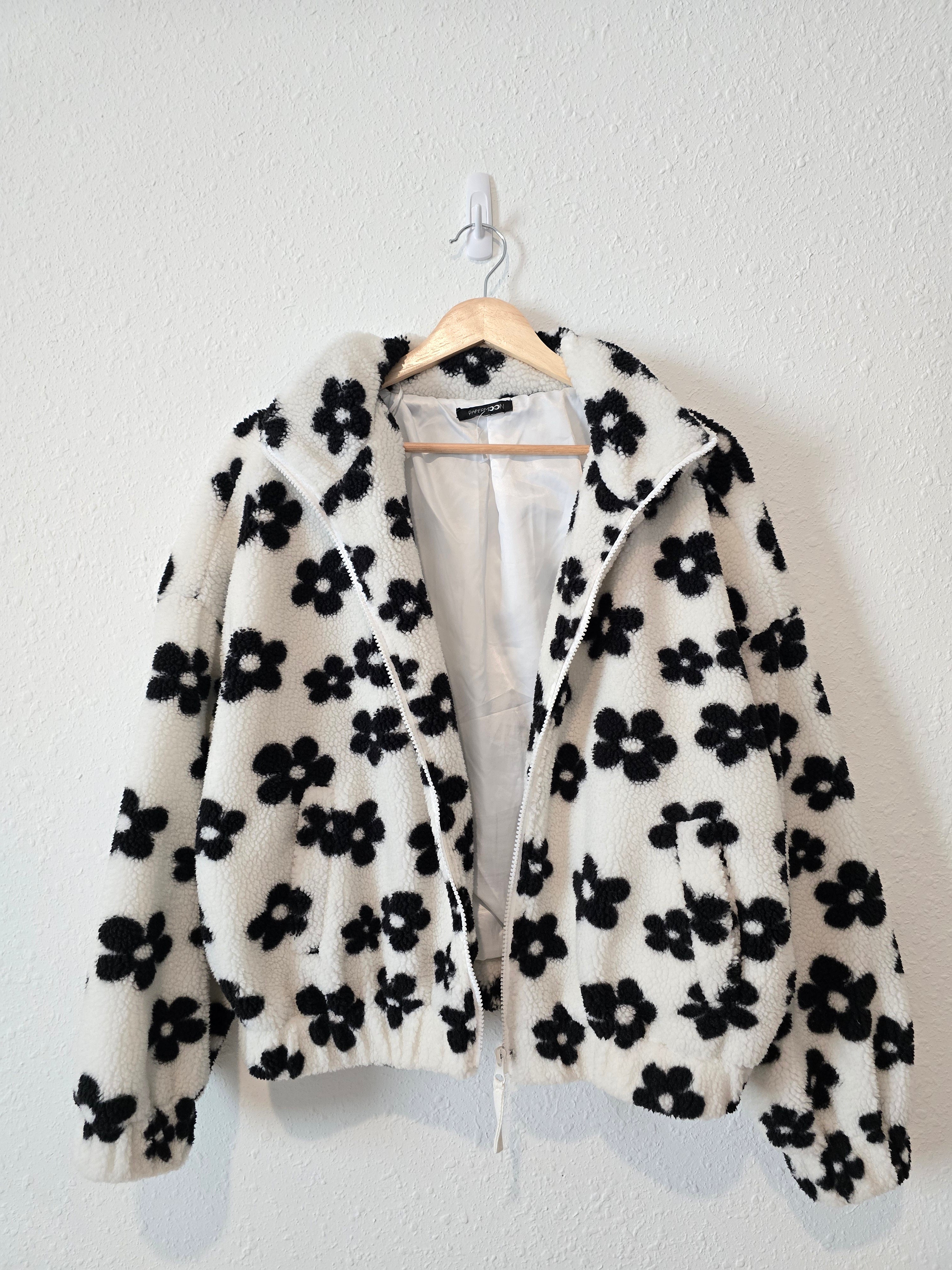 Papermoon Floral Sherpa Jacket (S)