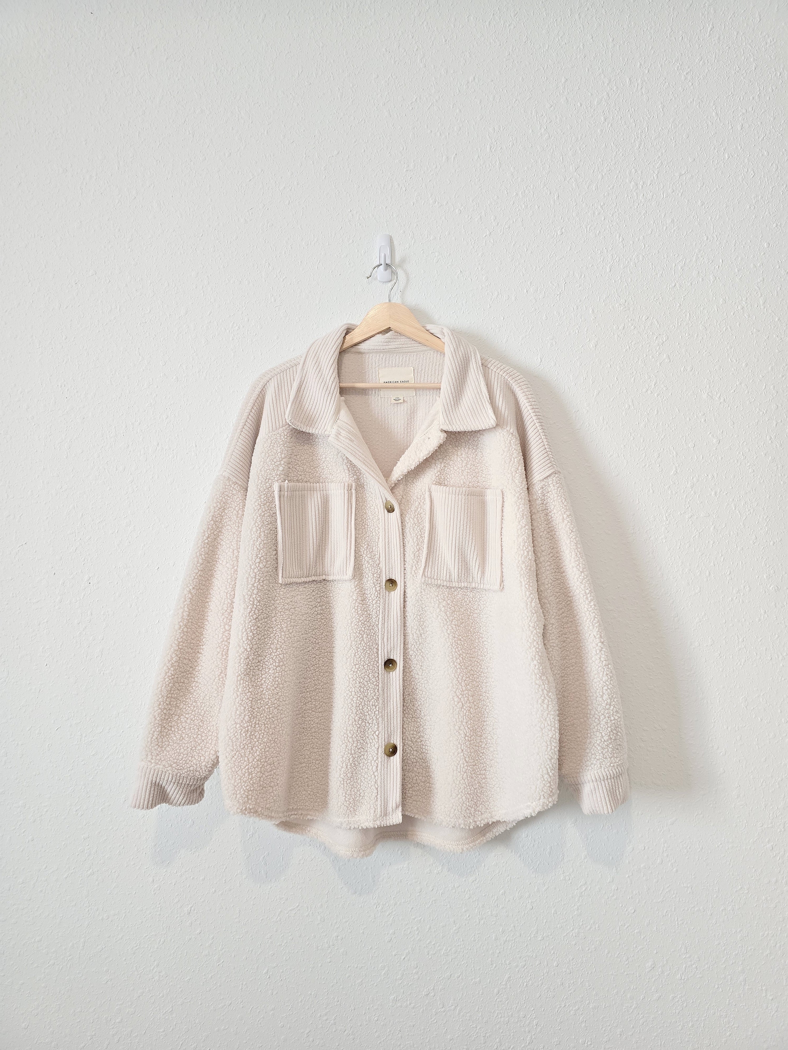 Oversized Sherpa Shacket (L)