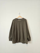 Aerie Olive Oversized Sweatshirt (L)