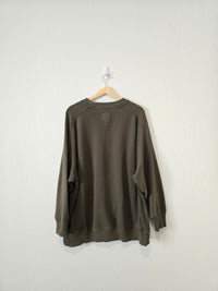 Aerie Olive Oversized Sweatshirt (L)