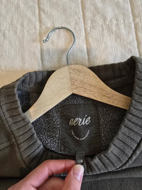 Aerie Olive Oversized Sweatshirt (L)