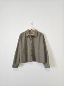 Madewell Green Cord Button Up (L)
