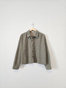 Madewell Green Cord Button Up (L)