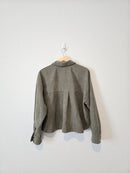 Madewell Green Cord Button Up (L)