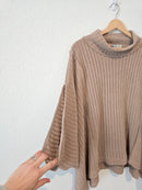 Free People Oversized Poncho Sweater (M)