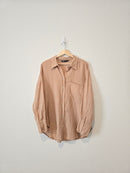 Zara 100% Linen Button Up (XL)