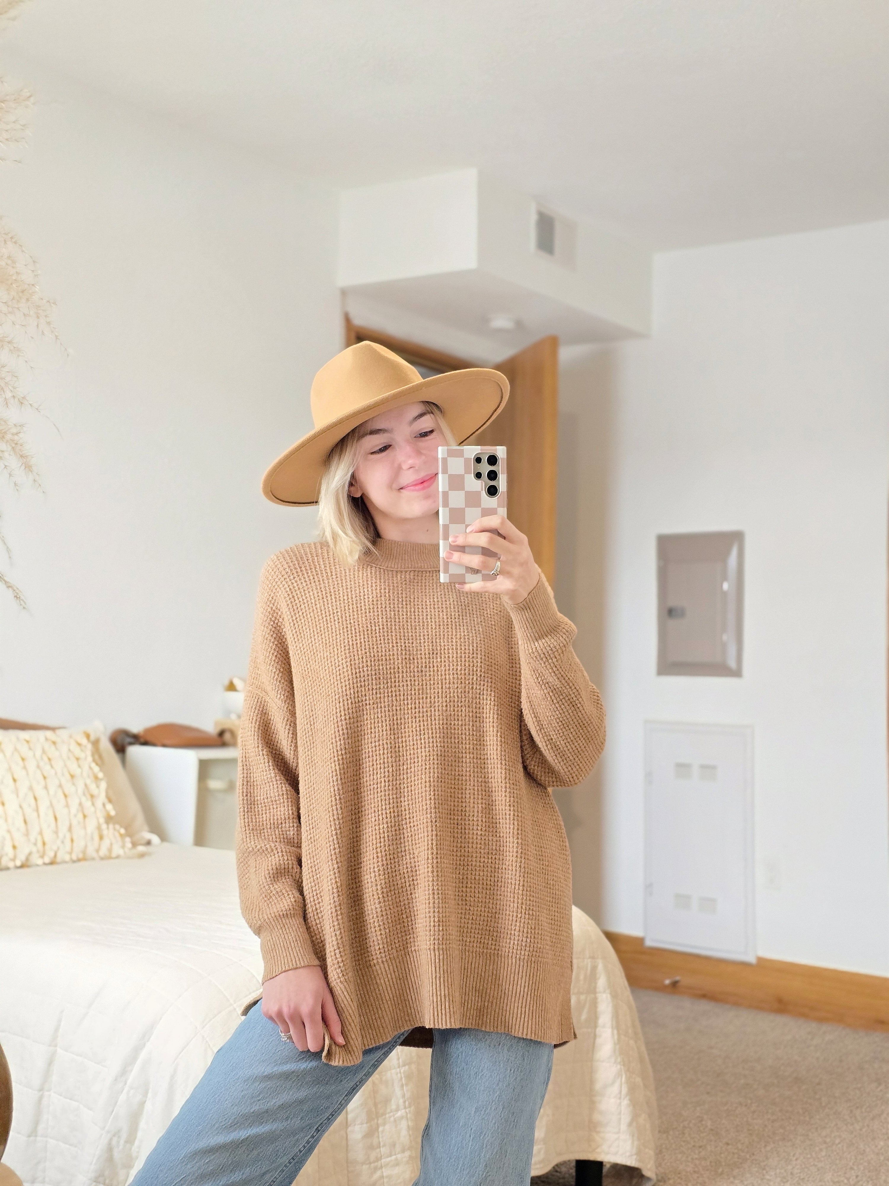 Aerie Oversized Waffle Sweater (XS)