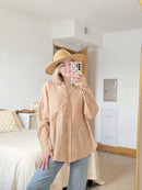 Zara 100% Linen Button Up (XL)