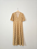 Faherty Floral Maxi Dress (S)