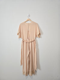 Wide Leg Eyelet Jumpsuit (S)