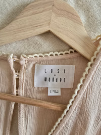 Wide Leg Eyelet Jumpsuit (S)